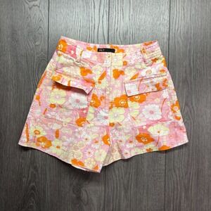 Maje Risella Flower Power Floral Shorts Bottoms Floral Size 36
